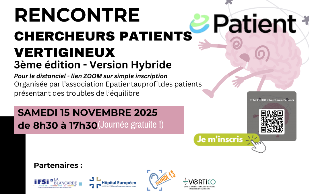 Centre-VERTICO-RENCONTRE CHERCHEURS PATIENTS VERTIGINEUX