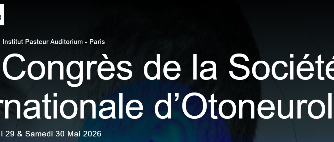 Congrès SIO 2026 : regards multidisciplinaires sur le vertige